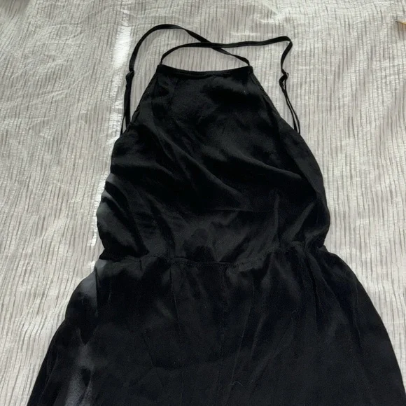 NWT American Eagle Don’t Ask Why High Neck Open Back Jumpsuit - Picture 9 of 10